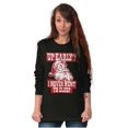 thumbnail image 4 of Xmas Santa Claus Never Went to Sleep Plus Size Long Sleeve Graphic Tee Shirt Brisco Brands 3X, 4 of 5