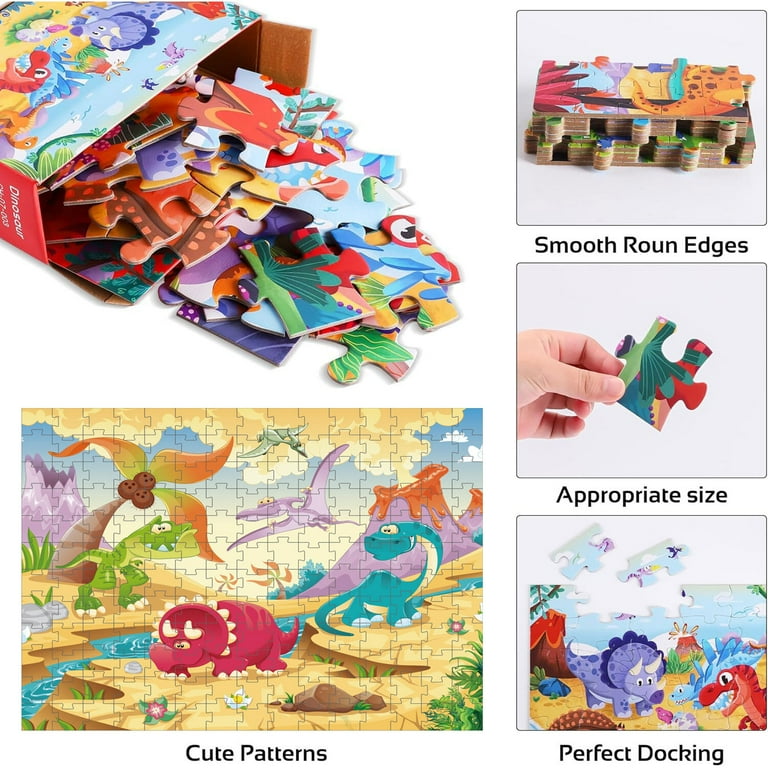 MSHUN Puzzles for Kids Ages 4-8, 3-5 Puzzle for Kids Set