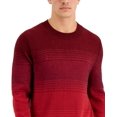 thumbnail image 2 of Alfani Mens Ombre Striped Sweater Scarlet Red L, 2 of 3