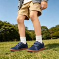 thumbnail image 4 of JAJAHO Boys Girls Sneakers Breathable Mesh Lightweight Flats Non- Hook And Loop Sports Shoes For Kids 5-13Y, 4 of 8