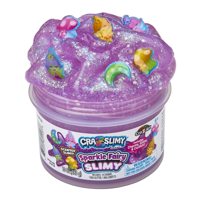 Cra-Z-Art Cra-Z-Slimy Sparkle Fairy Slime, Purple, Stretchy