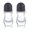 A, variant on Glass Roller Bottles 2 Pack, 30ml Empty Roller Bottles for Essential Oils, Leak Proof Roll On Bottles for Perfume, Aromatherapy and Massage Oil with Plastic Roller Ball