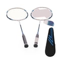 thumbnail image 3 of Badminton Rackets Set, Stable Reliable Firm 2 Player Badminton Racquets Lightweight  For Outdoors For Badminton Game, 3 of 8