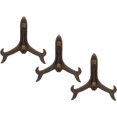 thumbnail image 1 of PATIKIL 7 Inch Picture Frame Stand, 3 Pack Resin Easel Plate Holders Imitation Wood Folding Decorative Plate Stand for Display Photo Frame Certificates Book, Wood Pattern, 1 of 6