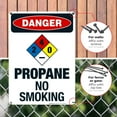 thumbnail image 4 of Propane No Smoking Sign, OSHA Danger Sign,, 4 of 8
