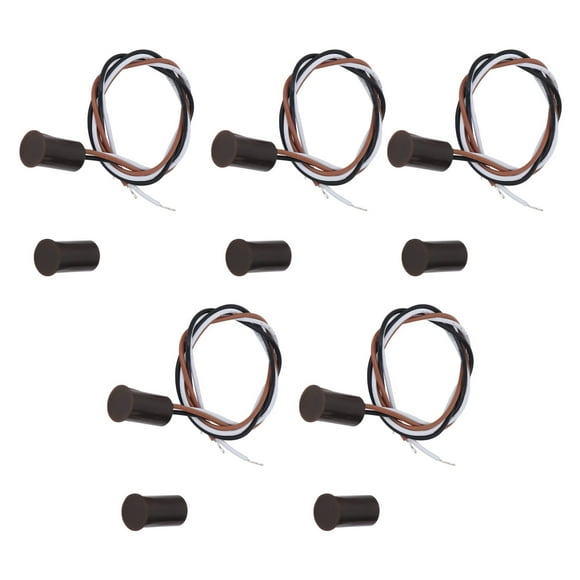 Door Sensor Window Magnetic Reed Switch, DC100V Recessed Magnetic Switch for Alarm System