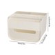 thumbnail image 3 of pstuiky Caja de pañuelos plegable informal y lujosa ideal para escritorio almacenamiento y organización ideal para el comedor., 3 of 6
