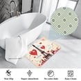 thumbnail image 3 of Valentine's Day Non-Slip Polyester Floor Rug Office Kitchen Mat, Machine Washable, 3 of 6