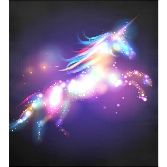 Coolnut Magic Unicorn Dishwasher Magnet Cover, Magnetic Refrigerator Panel Decal Wash Machine Front Door Decorative Cover for Home Kitchen Farmhouse Decor, 23"x 26"