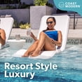 thumbnail image 3 of Coast Modern In Pool Lounge Chair - Waterproof & Weighted Pool Chaise Lounger - Outdoor Pool Furniture for Patio or In Baja Shelf, 3 of 7