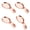Rose gold, variant on AOOOWER Pack Of 4 Multipurpose Stainless Steel Kitchen Spoon Rest Spatula Ladle Holder Practical And Elegant Tableware