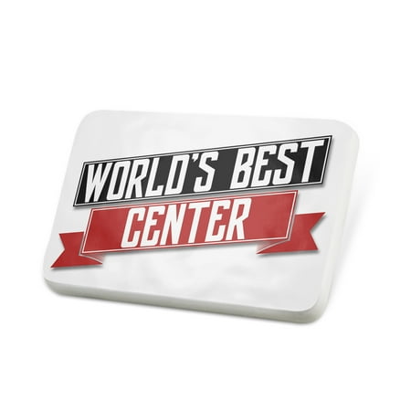 Porcelein Pin Worlds Best Center Lapel Badge – (Best Data Centers In The World)