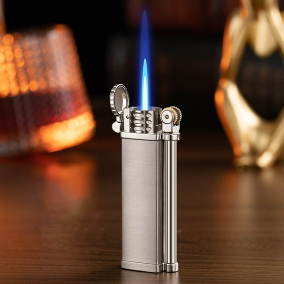 Torch Lighters, Windproof Refillable Lighter, Adjust Flame, Used For Barbecue Kitchen Fireplace Candles Etc(Gas Not Included)