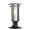 Multicolor, variant on 1 Light Outdoor Pier Mount Light In Period Inspired Style-19.25 Inches Tall And 6.63 Inches Wide Z-Lite 549Phmr-533Pm-Bk