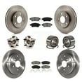thumbnail image 1 of Transit Auto Front Rear Wheel Hub Bearings Assembly Disc Brake Rotors and Semi-Metallic Pads Kit (10Pc) for Car 2005-2010 Honda Odyssey - Left Right Side (Driver Passenger) KBB-106645, 1 of 10