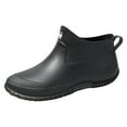 thumbnail image 1 of Kcodviy Slip Women's Rain Shoes Designer Long Boots for Women Korean Version Solid Color Winter Shoes for Men Short Tube Women's Water Slip on Rain Shoes for Women Shoes, 1 of 7