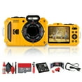 thumbnail image 1 of Kodak PIXPRO WPZ2 Digital Camera (Yellow) | Waterproof, Shockproof & Dustproof Camera with 16MP Sensor, 1080p Video & 4x Optical Zoom | For Travel & Outdoor use + 32GB Card + Vlogger Tripod + More, 1 of 8