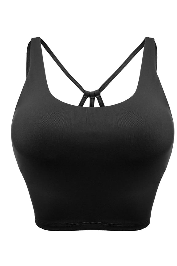 Women Yoga Sport Bra Chest Pad Vest Without Steel Ring Sling Vest Comfortable Women Fitness Workout Bra Camisole Sleeveless Tank Tops