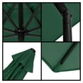 thumbnail image 4 of Astella 92.5" Hunter Green Solid Print Hexagon Market Patio Umbrella, 4 of 7