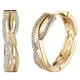 thumbnail image 2 of Hermosos Aretes y Pendientes Zirconia2 1 Pza Aretes Redondos/Zirconia Color Oro Metal., 2 of 2