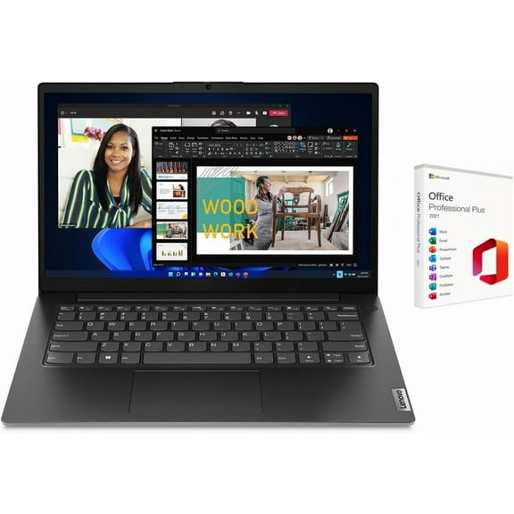 Lenovo 14 G4 14" FHD Display Laptop for Business |Intel Core i7-13620H| Intel UHD graphics|Thin & Portable |Black| 16GB RAM | 1024GB SSD | Windows 11 Pro | Bundle with Office 2021