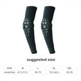 thumbnail image 4 of Baohd 1/2/3/5 2 Pcs Support de Coude Résistant aux Impacts pour Sports - Réglable et Évacuant l'Humidité Durable Noir TTG 1 Pce, 4 of 6