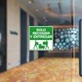 thumbnail image 4 of Square Plus Solo Recoger y Entregar Wall or Door Sign | Spanish | Health & Safety Warehouse Business Signage - Medium, 4 of 8
