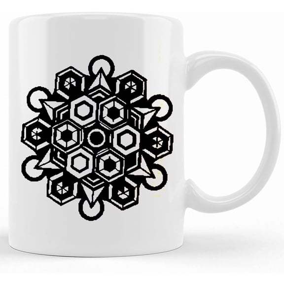 Mandala Coffee Mug, Ceramic Coffee Mugs, Birthday Gifts For Men, For Women, Ceramic Novelty Coffee Mug, Tea Cup, Gift Present For Birthday, Christmas Thanksgiving Festival,