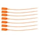 thumbnail image 1 of Cerradura de plástico, 100 piezas de bridas desechables de plástico de 28 cm, corbata autoblocante, estética elegante, 1 of 8