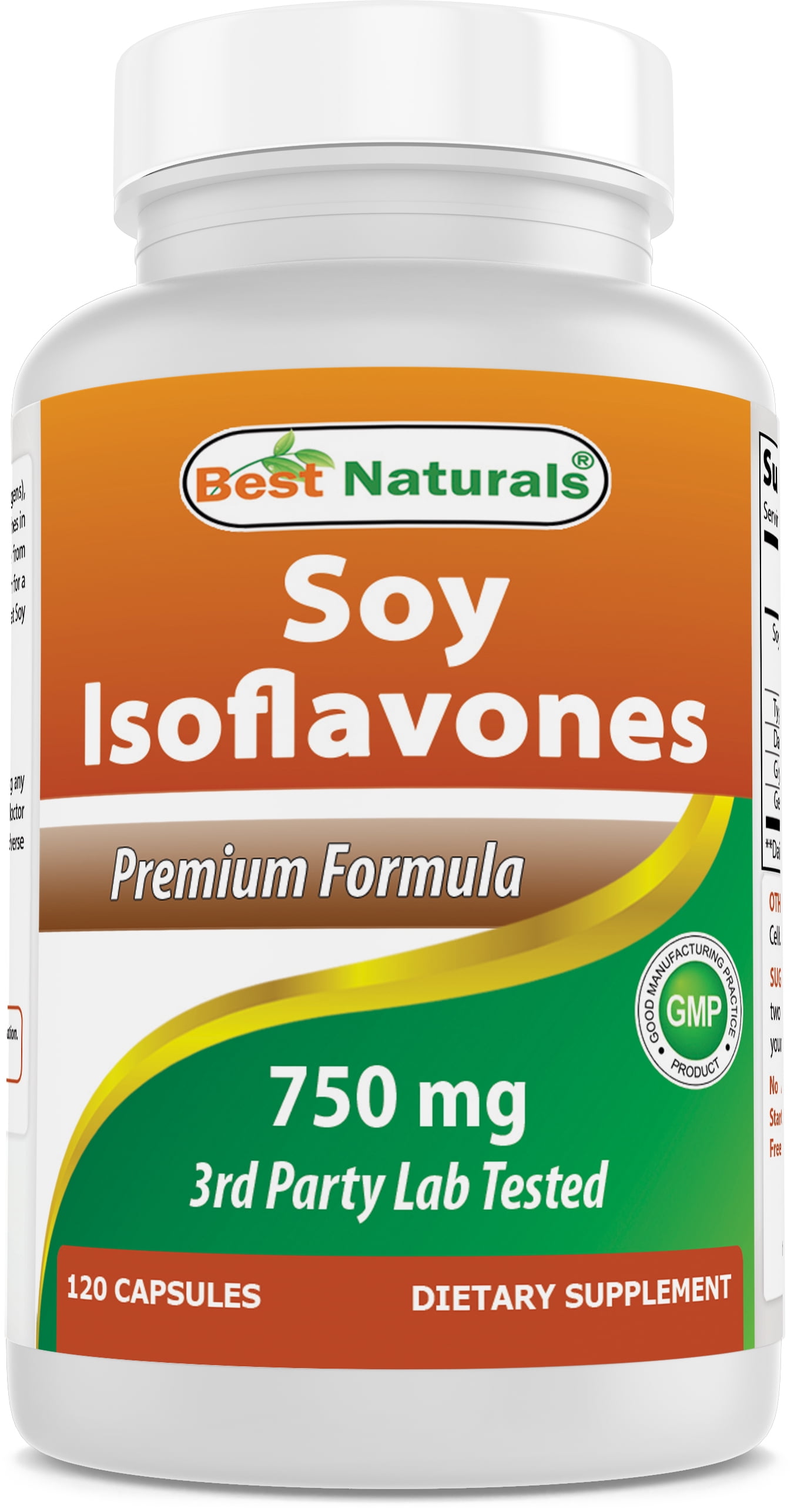 Best Naturals Soy Isoflavones 750 mg 120 Capsules