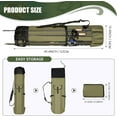 thumbnail image 3 of Fishing Rod Carrier - Pole Bag Reel Organizer Case Storage for Gear, Travel - Gifts for Men, Family, 3 of 12