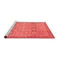 thumbnail image 2 of Ahgly Company Machine Washable Indoor Square Oriental Red Traditional Area Rugs, 3' Square, 2 of 4