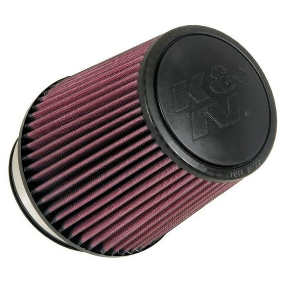K&N Universal Clamp-On Air Filter: High Performance, Premium, Replacement Engine Filter: Flange Diameter: 4.375 In, Filter Height: 6.5 In, Flange Length: 1.25 In, Shape: Round Tapered, RU-5061