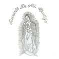 thumbnail image 4 of Iron On Embroidered Patch Virgin Mary Maria Guadalupe Mother of God Silver Gold, 4 of 5