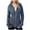 Navy, variant on Scyoekwg Hoodies Jackets for Women Zipper Hooded Sweatshirts Jacket with Pockets Long Sleeve Solid Color Fashion Loose Casual Coats (Dark Blue,M)