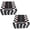 Style 1, variant on Yvsxxv 40Pcs/Set Black and White Checkered Napkins Racing Car Theme Paper Napkins Cocktail Napkins Table Decoration Party Supplies