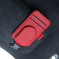 thumbnail image 5 of Car Eyeglasses Clips, Sunglasses Holders, Leather Car Storage Clip, Car Visor Card Holders, Multifunctional Design, Easy Installation, Compact Size, Durable, Protective, 5 of 6