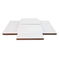thumbnail image 2 of Record Mailers 12 Inch - 50 Pack Vinyl LP Shipping Mailers with Perforated Fold - Variable Depth 1/2" to 1" - White Side - Album Storage & Mailing, 2 of 2