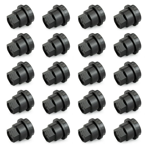 Rustproof 24mm Plastic Lugs Nut Covers Vehicle Fit Anti Dust Wheel Accessories Vehicle Hub Replacement 15661036