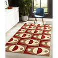 thumbnail image 2 of Chester Abstract Red/Brown Area Rug, 2 of 10