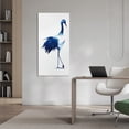 thumbnail image 6 of Empire Art Direct Ink Drop Crane 1 Frameless Free Floating Tempered Glass Panel Graphic Wall Art, 48" x 24" x 0.2", Ready to Hang, 6 of 9