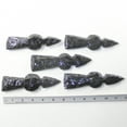 thumbnail image 2 of 5 Obsidian Ornamental Tomahawk Heads #1732  Ax Axe Hatchet, 2 of 4