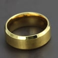 thumbnail image 3 of Punk Ring Cool Comfortable to Wear Simple Creative Titanium Steel Wide Band Ring for Cocktail Bar Club, 3 of 8