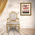 thumbnail image 3 of Pela Studio 26x32 Gold Ornate Wood Framed with Double Matting Museum Art Print Titled - Movie Night II, 3 of 4