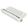 thumbnail image 3 of Clavier pour Machine à Écrire Sans Fil, Clavier BT Vintage 86 Touches avec Support Intégré, Clavier Rétro Esthétique Sans Fil avec Mignons Touches Rondes pour Appareils Multiples, 3 of 7