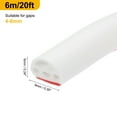thumbnail image 2 of Uxcell 20 ft Silicone Weather Stripping Door Seal Strip, , 0.35" x 0.24", White, 2 of 7