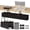 Black-36'' L, variant on Under Desk Cable Management Tray - 36" Cord Organizer For No Drill  Fabric Table Wire With 16x Ties Office/home Hider Fits Adapters & Sockets Black