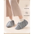 thumbnail image 3 of 5 pairs Reusable Boot & Shoe Covers Water Resistant Non Skid and Washable for Real Estate Contractors to Keep Floors Carpets Footwear and Rooms Clean (adult version, Grey), 3 of 5