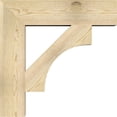 thumbnail image 3 of Ekena Millwork 6"W x 28"D x 28"H Westlake Block Rough Sawn Bracket, Douglas Fir, 3 of 25