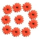 thumbnail image 1 of 10 piezas de flores a granel, cabezas de flores falsas, girasoles, cabeza artificial para álbumes de recortes Mandarina, 1 of 9